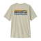 Patagonia Ms Cap Cool Daily Shirt Boardshort Logo Dyno White