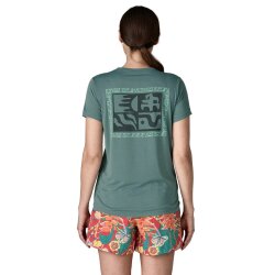 Patagonia Ws Capilene Cool Daily Shirt Mother Rays Blue Sage