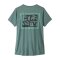 Patagonia Ws Capilene Cool Daily Shirt Mother Rays Blue Sage