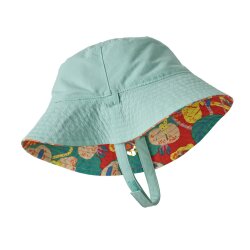 Patagonia Baby Sun Bucket Hat Tropiclimb Hot Ember