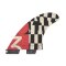 FCS 2 Accellerator Deus Performance Core Tri Fin Set (L)