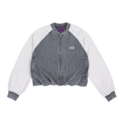 Oxbow Warpedflo Zipped Sweatshirt Jacket Pewter