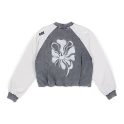 Oxbow Warpedflo Zipped Sweatshirt Jacket Pewter