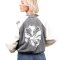 Oxbow Warpedflo Zipped Sweatshirt Jacket Pewter