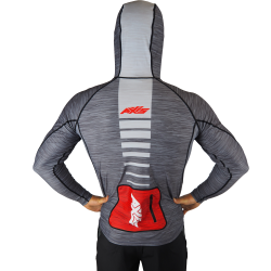 Axis Hooded UV Rash Top LS Lycra Smoke