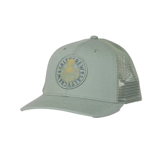 Salty Crew Tentacles Boys Snapback Cap Retro Mineral Teal