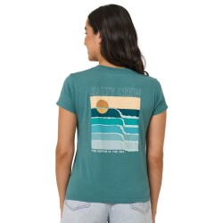 Salty Crew Retro Wave Modern Tee Teal