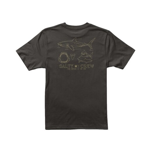 Salty Crew Great White Boys Kids S/S Tee Black