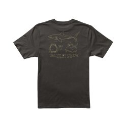 Salty Crew Great White Boys Kids S/S Tee Black