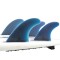 FCS 2 Performer Neo Glass Medium Pacific Quad Fins (M)