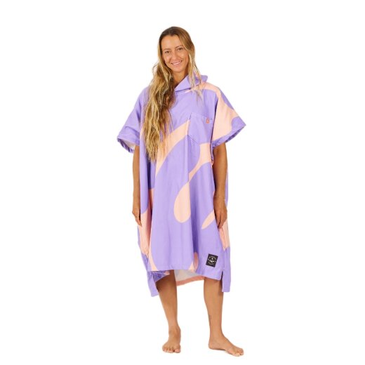 After Essential Poncho Swim Club Splash Pink Blue