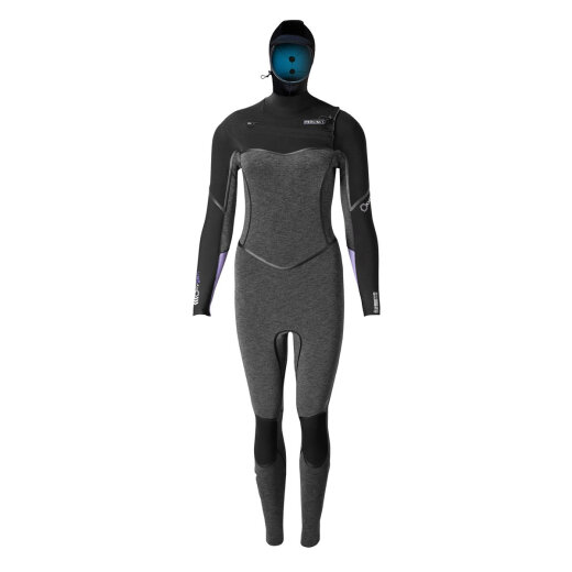 Prolimit Oxygen Steamer Hooded 6/4 Thermal Rebound FTM Black/Lavender