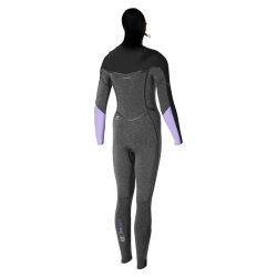 Prolimit Oxygen Steamer Hooded 6/4 Thermal Rebound FTM Black/Lavender