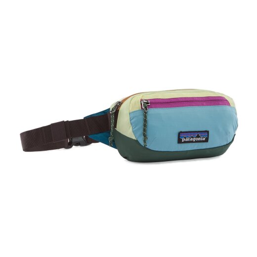 Patagonia Terravia Mini Hip Pack Patchwork Snowmelt Blue