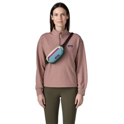 Patagonia Terravia Mini Hip Pack Patchwork Snowmelt Blue
