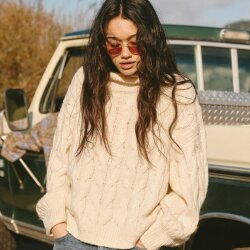 Roxy Kindness Is Key Pullover Coconut Milk