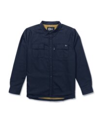 Salty Crew Fathom LS Tech Shacket Jacke Midnight Navy
