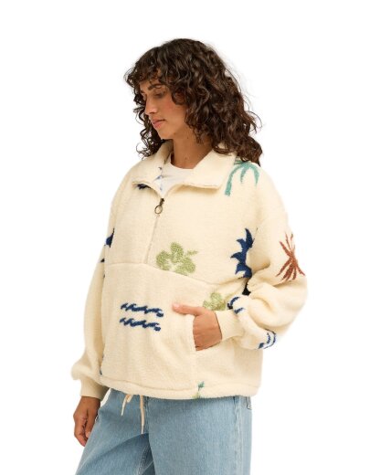 Billabong Time Off Half Zip Fleece Multi