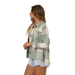 Salty Crew Nomad Flannel Hemd Slate Grey