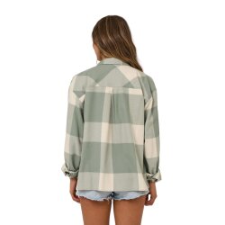 Salty Crew Nomad Flannel Hemd Slate Grey