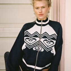 Roxy Under Northern Lights Strickjacke Anthracite