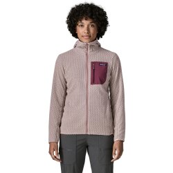 Patagonia Womens R1 Air Full-Zip Hoody Stingray Mauve