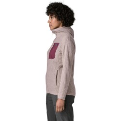 Patagonia Womens R1 Air Full-Zip Hoody Stingray Mauve