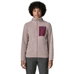 Patagonia Womens R1 Air Full-Zip Hoody Stingray Mauve