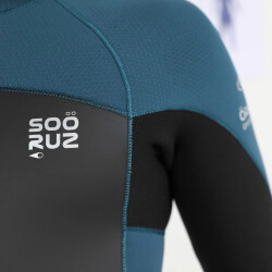 Soöruz Guru Wind Frontzip Organic Oysterprene 5/4 Blue