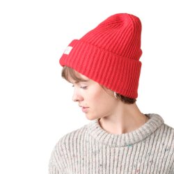 Klitmoller Collective Wide Rib Beanie Red