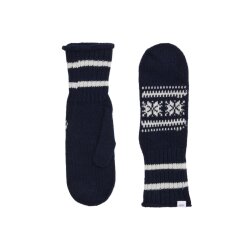 Klitmoller Mittens Pattern Knit Handschuhe Navy Cream