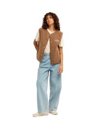Billabong Be Happy Sherpa Vest Weste Brownstone