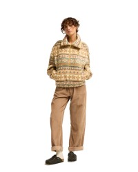 Billabong Barra Half Zip Sweater Sea Fog