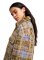 Roxy Over And Above Fleece Hemdjacke Oil Green Tartan Plaid