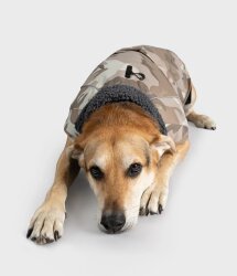 DRYROBE Dog Coat Hundemantel Sand Camo XL