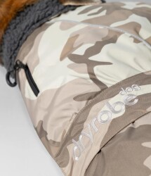 DRYROBE Dog Coat Hundemantel Sand Camo L