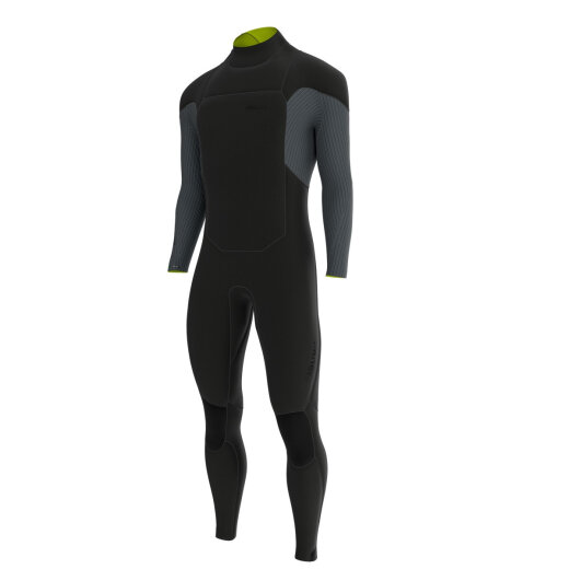 Prolimit Predator Steamer V-Zip 5/4 GBS Black Grey