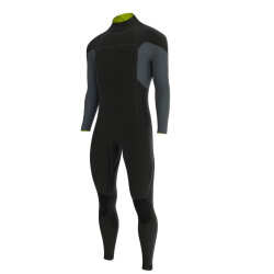 Prolimit Predator Steamer V-Zip 5/4 GBS Black Grey