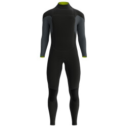 Prolimit Predator Steamer V-Zip 5/4 GBS Black Grey