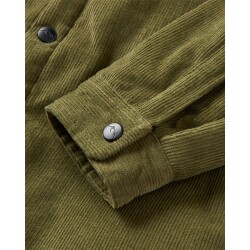 Passenger Clothing Kodiak 3.0 Sherpa Sherpa Cord Overshirt Khaki