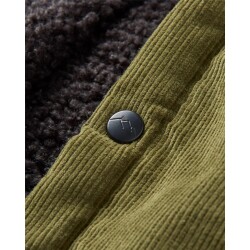 Passenger Clothing Kodiak 3.0 Sherpa Sherpa Cord Overshirt Khaki