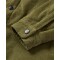 Passenger Clothing Kodiak 3.0 Sherpa Sherpa Cord Overshirt Khaki