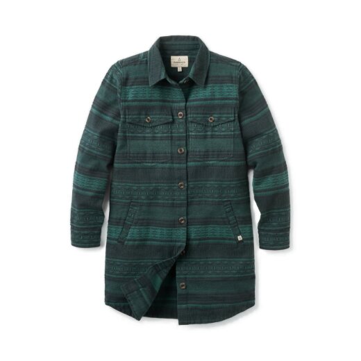 Passenger Clothing Stella Shirt Dress Deep Ocean Jacquard