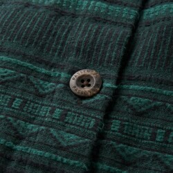 Passenger Clothing Stella Shirt Dress Deep Ocean Jacquard