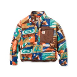 Passenger Clothing Ravi Sherpa Fleece Pullover Lost on Purpose Pacific Green