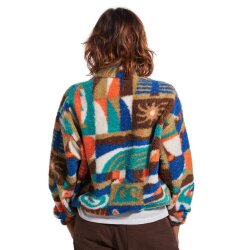 Passenger Clothing Ravi Sherpa Fleece Pullover Lost on Purpose Pacific Green