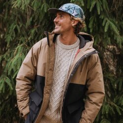 Passenger Clothing Baltic Insulated Parka Caramel Black