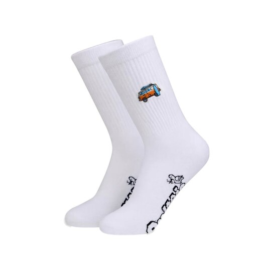 Quittje Socken Surfer Van weiß