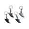 FCS 2 Fin Key Ring Schlüsselanhänger PC Metall Finne