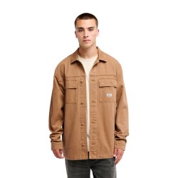 Quiksilver Mohab Washed Twill Shirt Jacke Rawhide